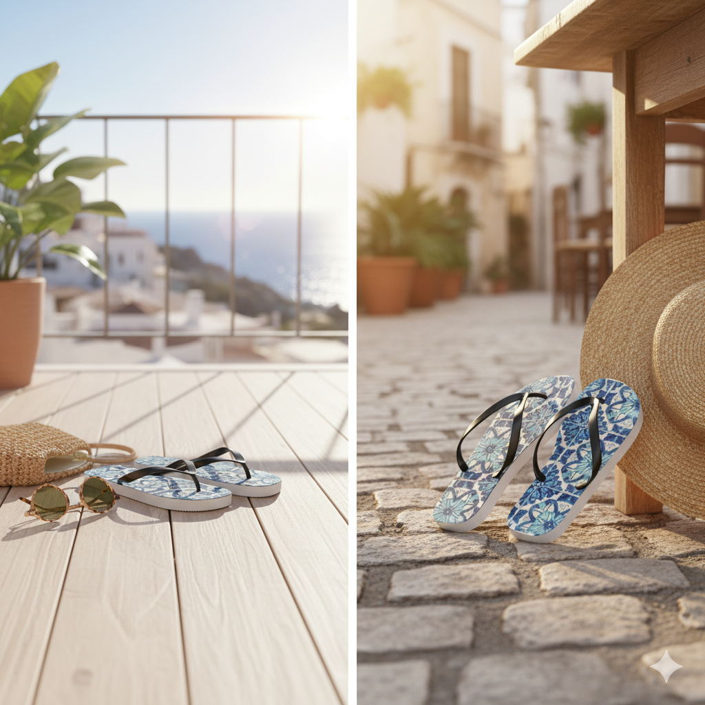 Stylish Patterned Flip Flops for Summer