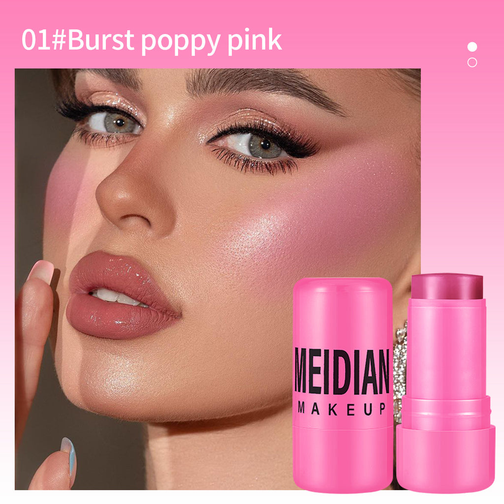 Lipstick Blush Lip Cheek Dual-use Blush Stick Makeup Repair Natural Nude Makeup Vitality Smooth Blush