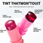 Lipstick Blush Lip Cheek Dual-use Blush Stick Makeup Repair Natural Nude Makeup Vitality Smooth Blush