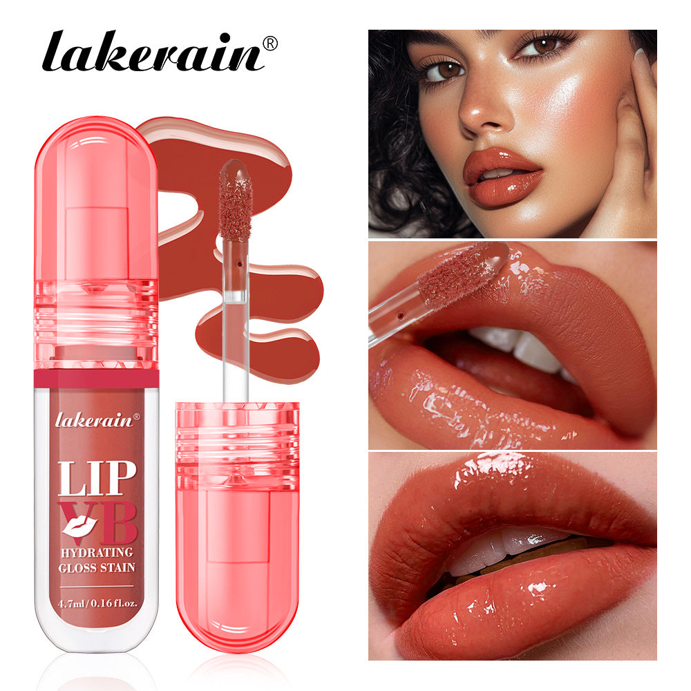 Lakeerain Vitamin B Gloss Lip Glaze Moisturizing Softening Lip Peripheral Water Lip Balm