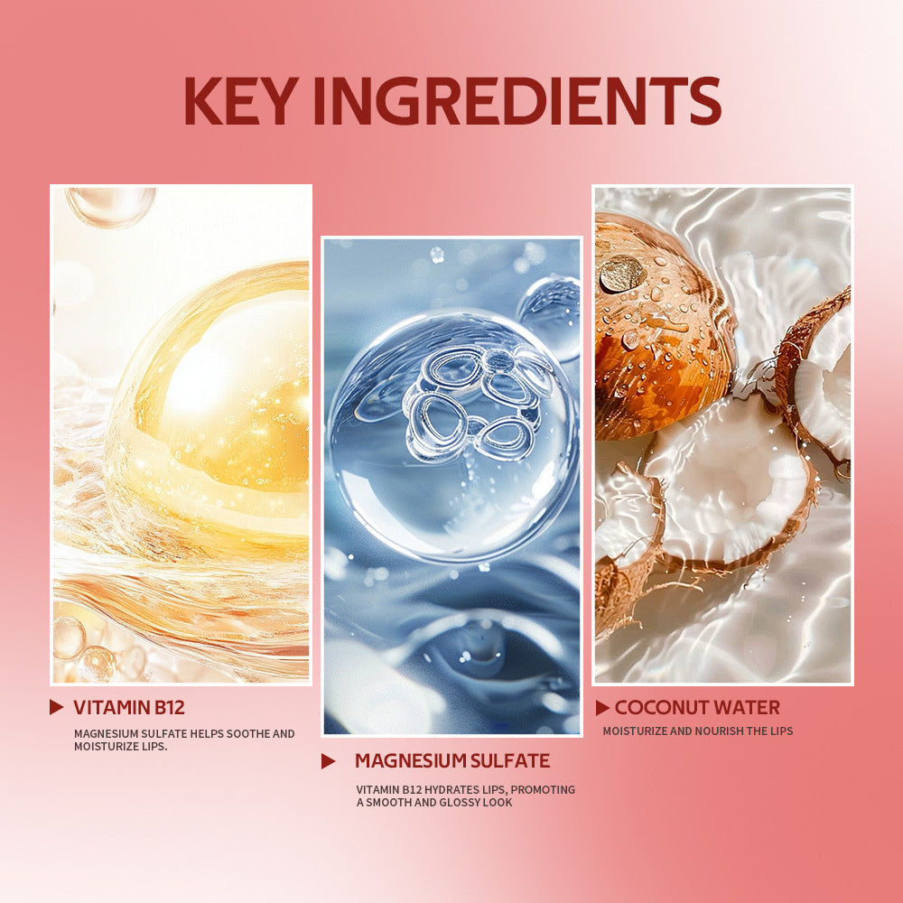 Lakeerain Vitamin B Gloss Lip Glaze Moisturizing Softening Lip Peripheral Water Lip Balm