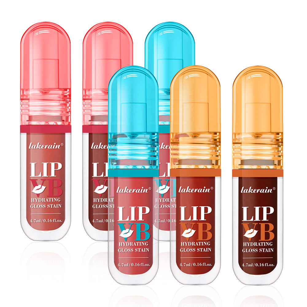 Lakeerain Vitamin B Gloss Lip Glaze Moisturizing Softening Lip Peripheral Water Lip Balm