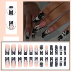 Black French Nails