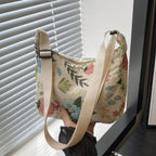 Vintage print shoulder bag