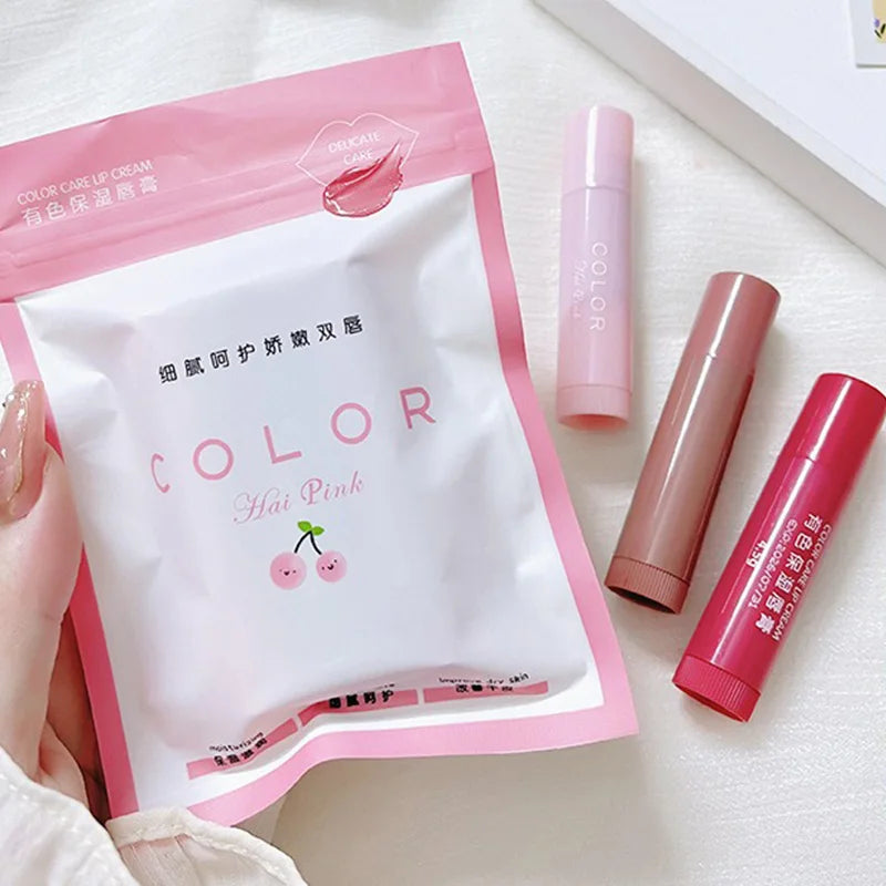 3-Piece Set Tinted Moisturizing Lip Balm