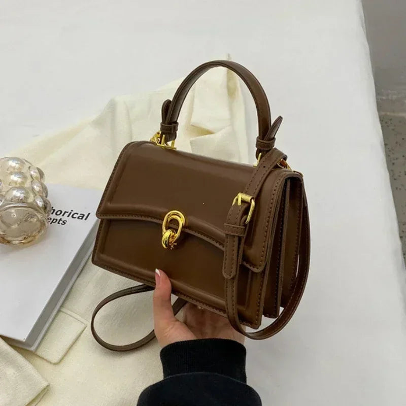 Pu Leather Shoulder Bag for Women Handbag  Fashion Crossbody Bags Vintage Underarm Bag Square Satchel Сумка Женская 2025 Тренд