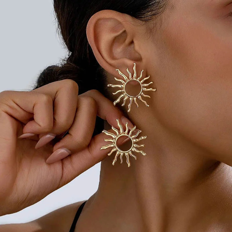 Sun flower earring
