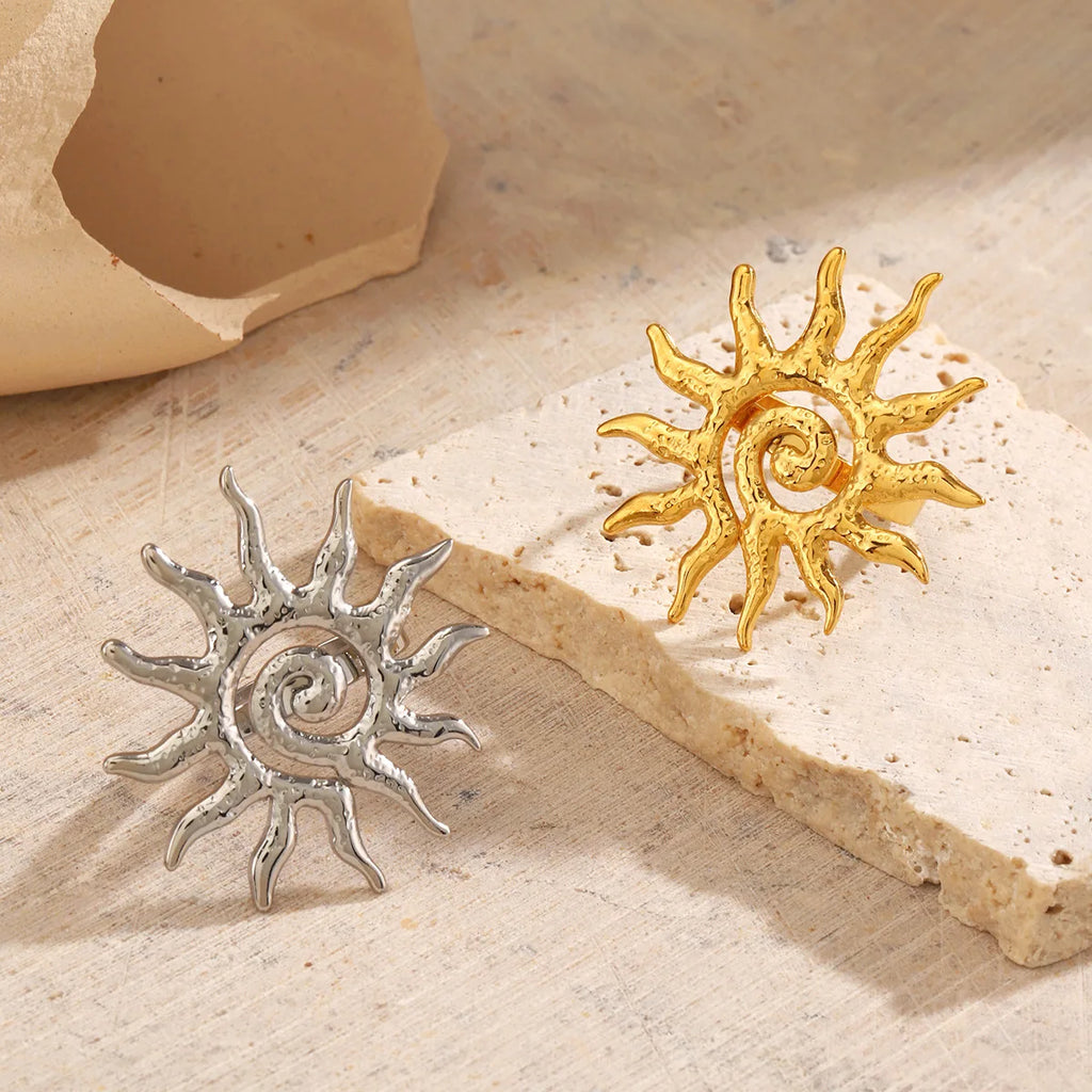 Vintage chic sun shape jewelry