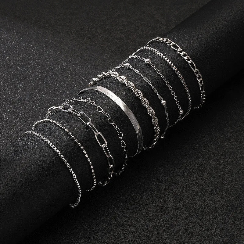 10 PCs vintage style braclets