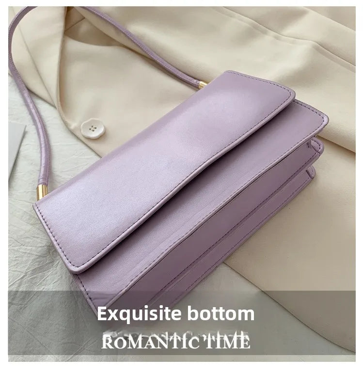 Luxury cross body solid bag