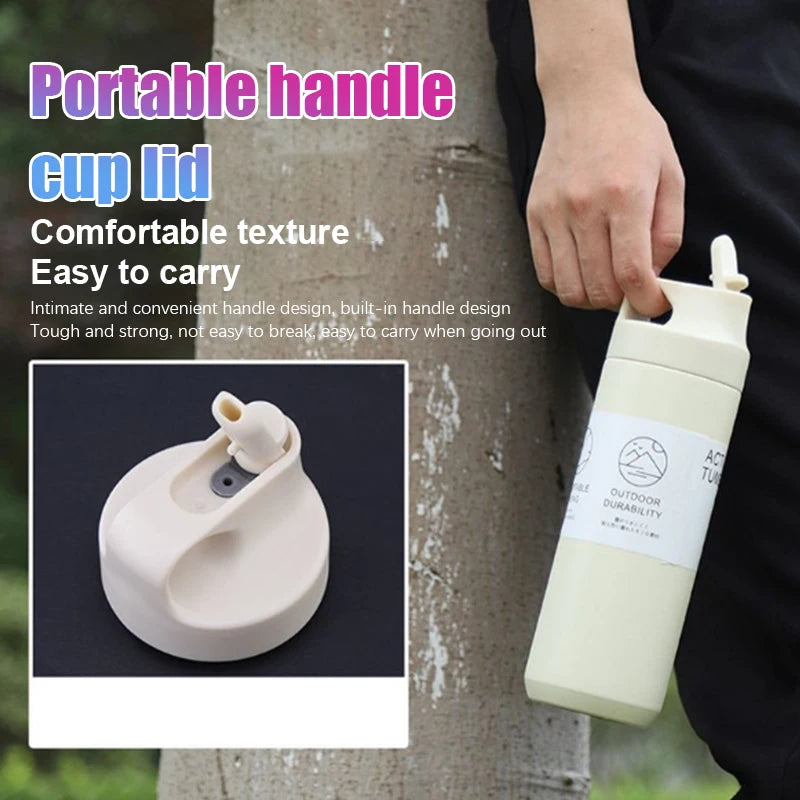 550ML Thermos Bottle Portable Tumbler Vacuum Flasks Stainless Steel Insulated Cup Outdoor Sports Water Bottle Travel Thermal Mug