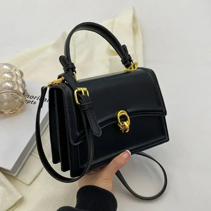 Pu Leather Shoulder Bag for Women Handbag  Fashion Crossbody Bags Vintage Underarm Bag Square Satchel Сумка Женская 2025 Тренд