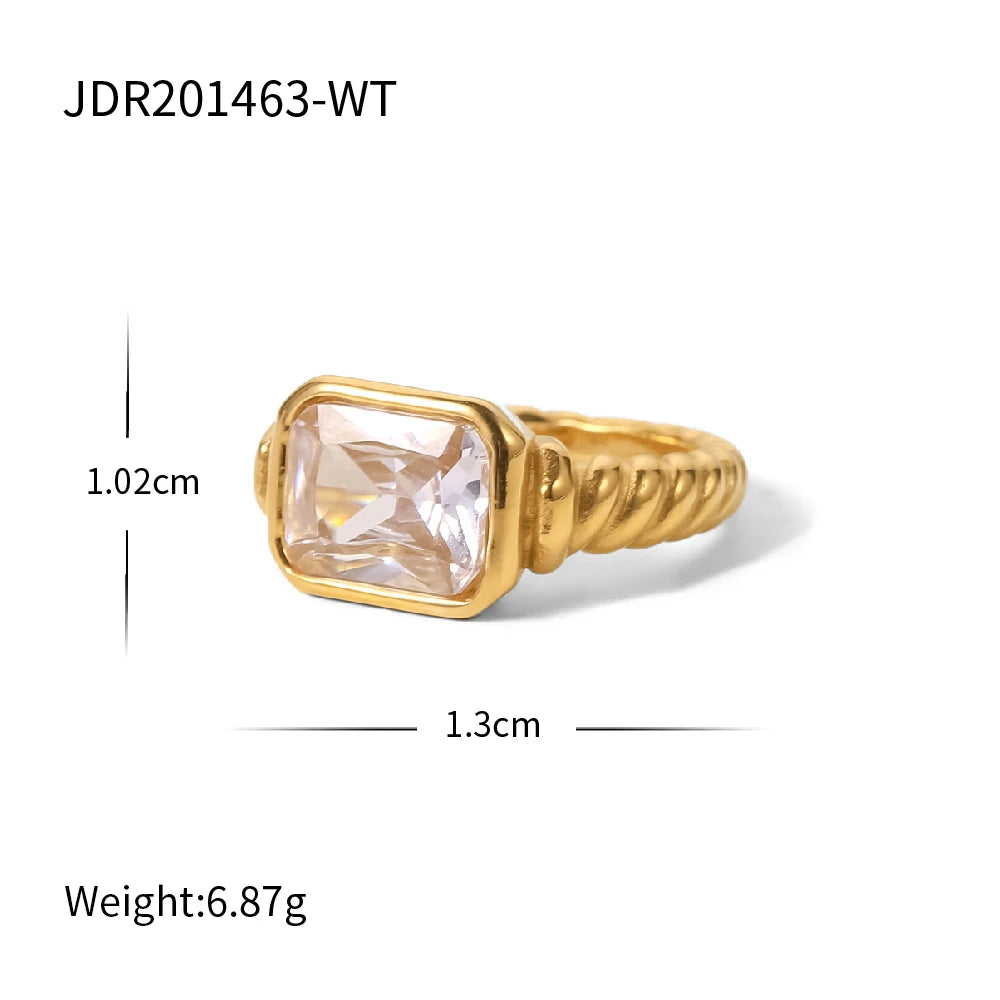 Zircon Bloom Ring