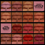 Velvet Matte Nude lipsticks