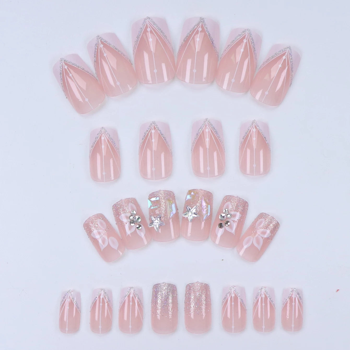 VortexGlow Nails (24 PCs)