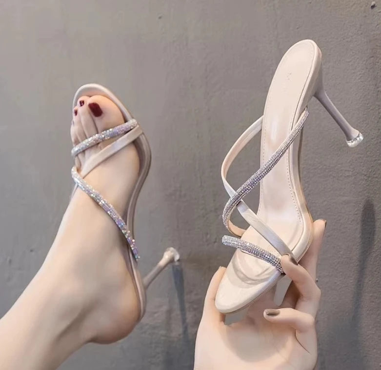 French high heels sandals