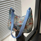 Vintage print shoulder bag