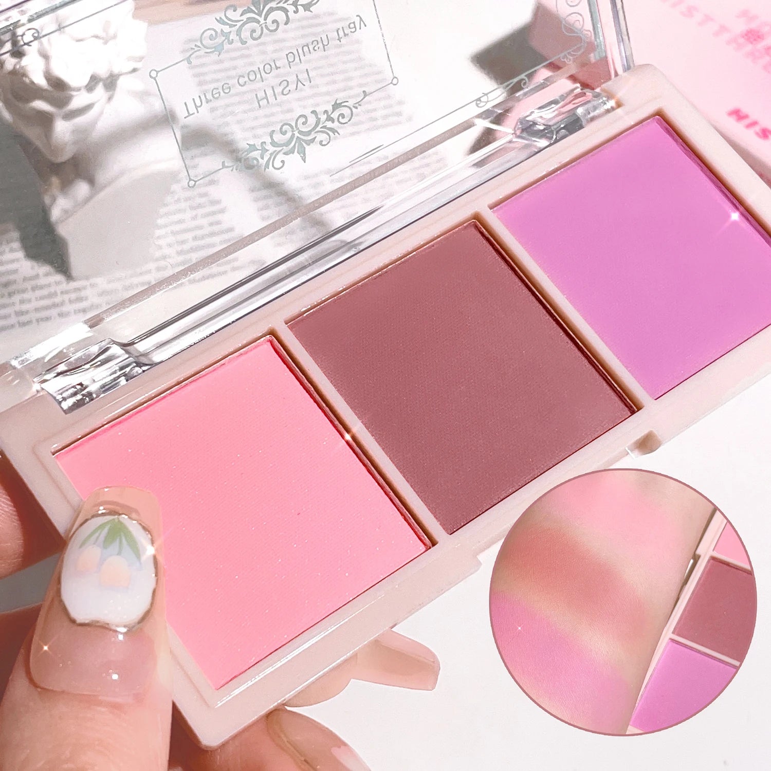 HISYI three-color matte blush