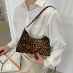 leather leopard bag