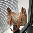 Vintage print shoulder bag