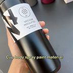 550ML Thermos Bottle Portable Tumbler Vacuum Flasks Stainless Steel Insulated Cup Outdoor Sports Water Bottle Travel Thermal Mug