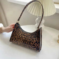leather leopard bag
