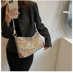 Vintage print shoulder bag