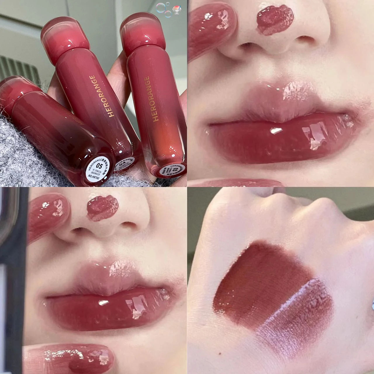 Smoked Red Tinted Lip Glaze