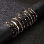 10 PCs vintage style braclets
