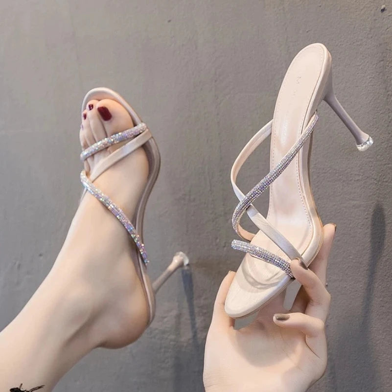 French high heels sandals