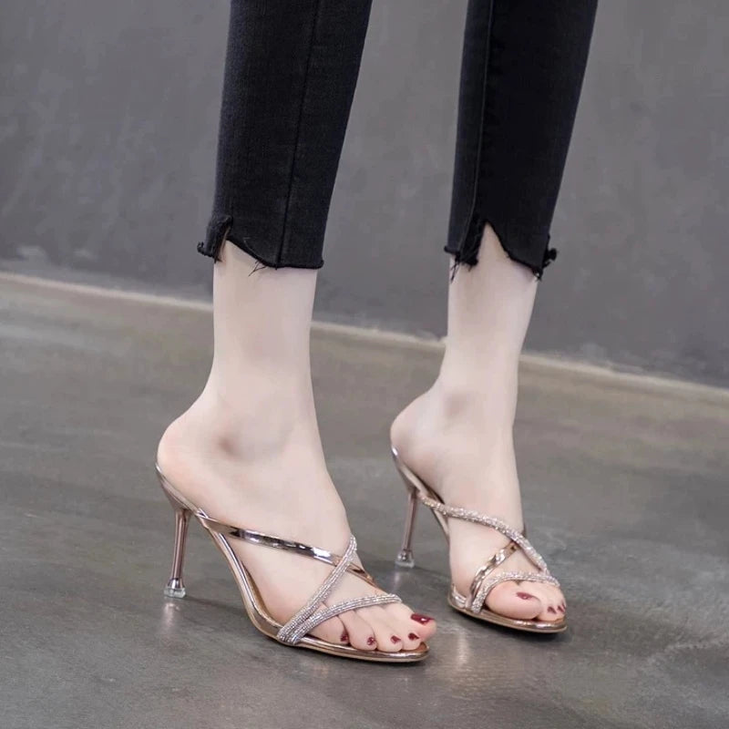 French high heels sandals