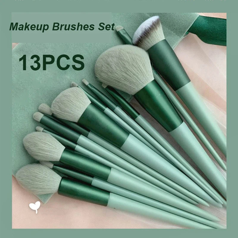 13 PCs makeup brushes