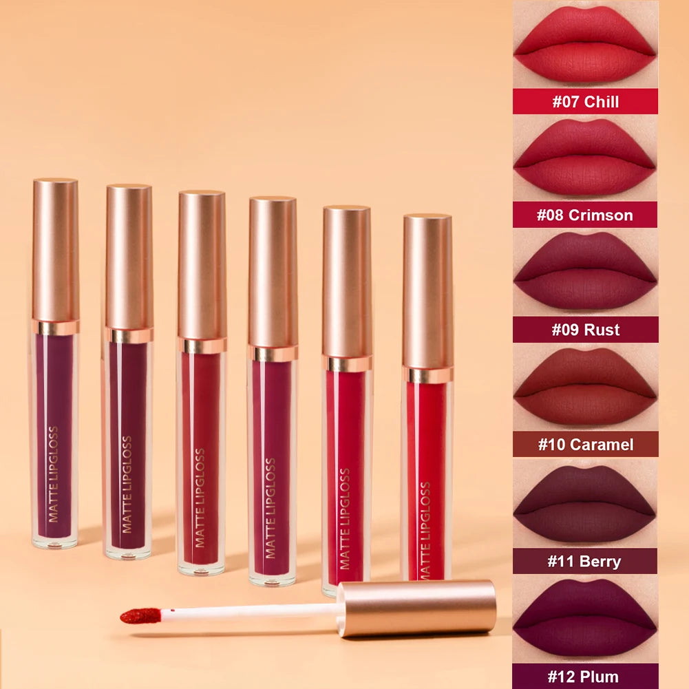 Matte lip gloss set