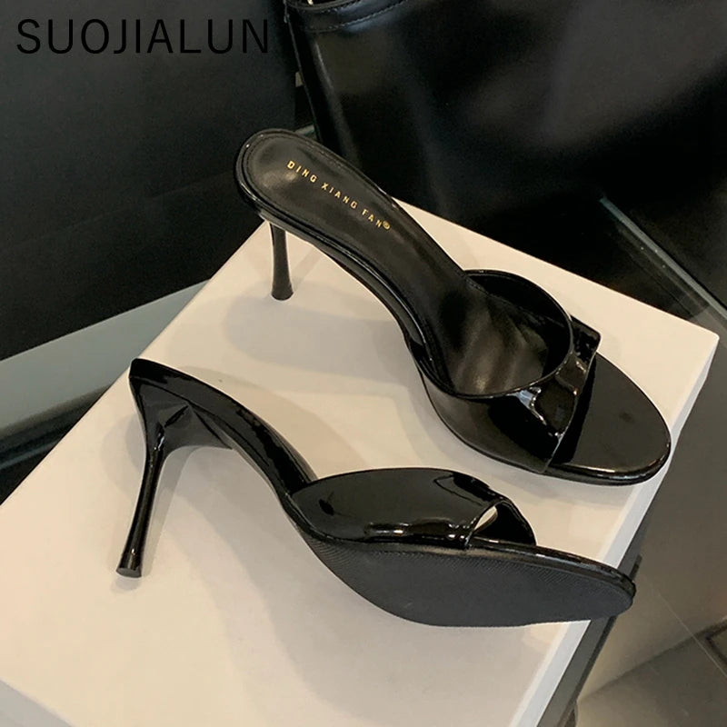 Summer elegant heels slippers