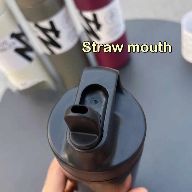 550ML Thermos Bottle Portable Tumbler Vacuum Flasks Stainless Steel Insulated Cup Outdoor Sports Water Bottle Travel Thermal Mug