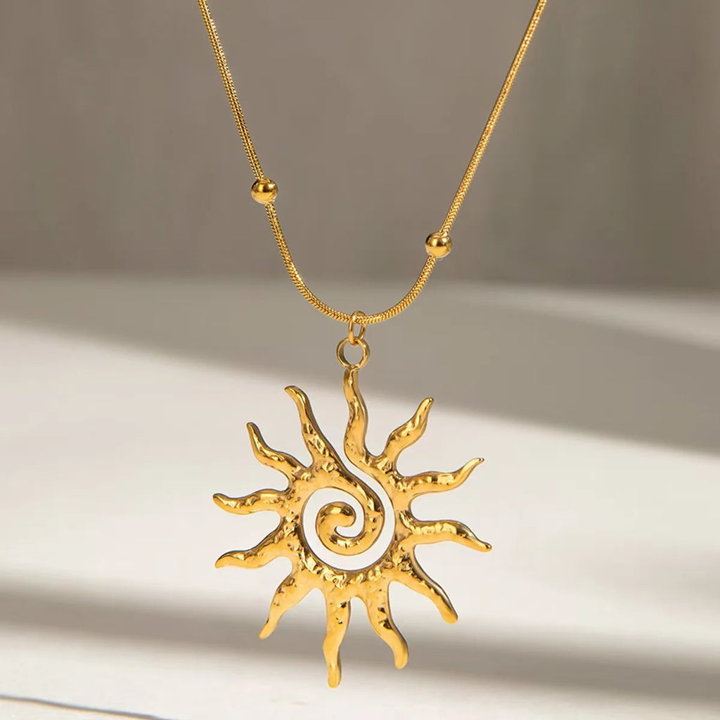 Vintage chic sun shape jewelry