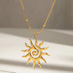 Vintage chic sun shape jewelry