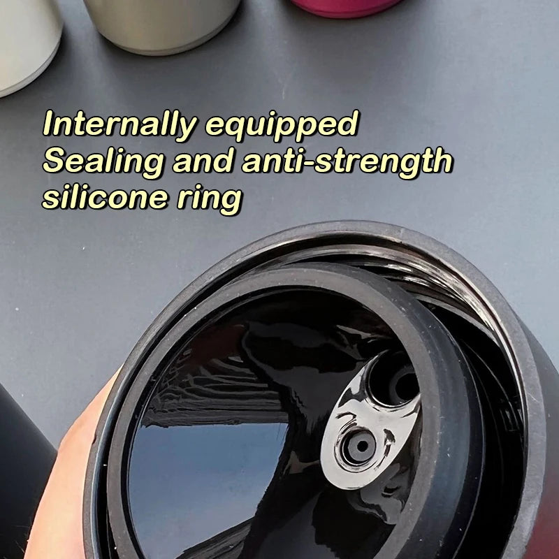 550ML Thermos Bottle Portable Tumbler Vacuum Flasks Stainless Steel Insulated Cup Outdoor Sports Water Bottle Travel Thermal Mug