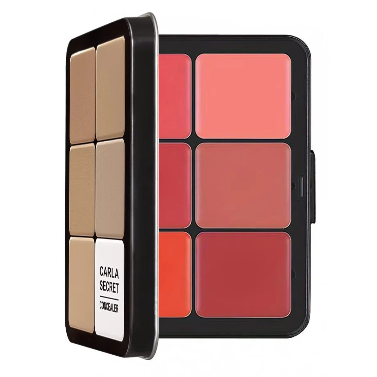 Matte & Cream Face Palette: Conceal, Contour, Blush