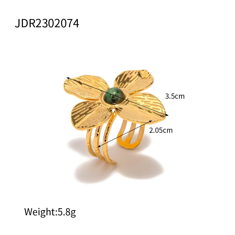 Zircon Bloom Ring