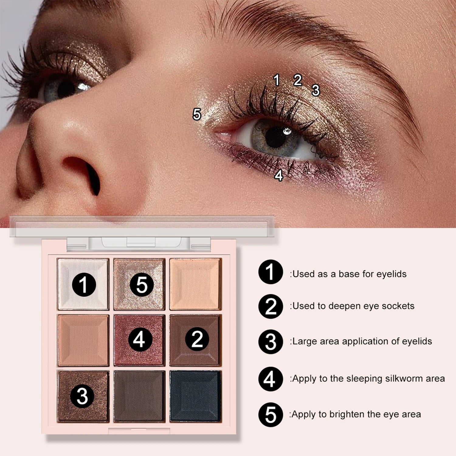DREAM 9-Color Eyeshadow Palette