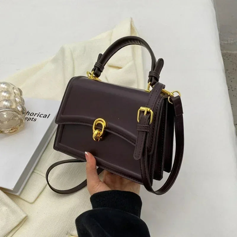 Pu Leather Shoulder Bag for Women Handbag  Fashion Crossbody Bags Vintage Underarm Bag Square Satchel Сумка Женская 2025 Тренд