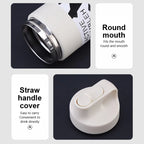 550ML Thermos Bottle Portable Tumbler Vacuum Flasks Stainless Steel Insulated Cup Outdoor Sports Water Bottle Travel Thermal Mug