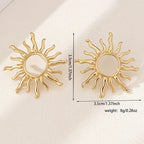 Sun flower earring