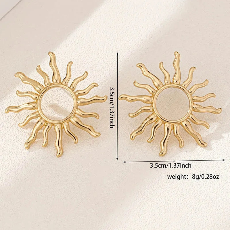 Sun flower earring