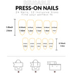 VortexGlow Nails (24 PCs)