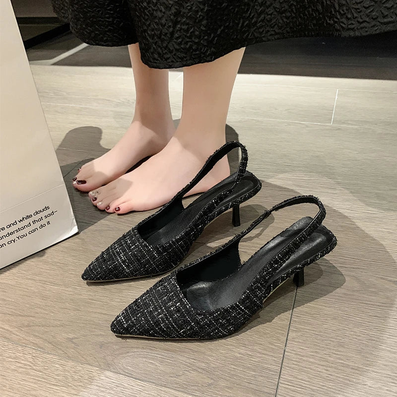 Designer Slingbacks High Heels