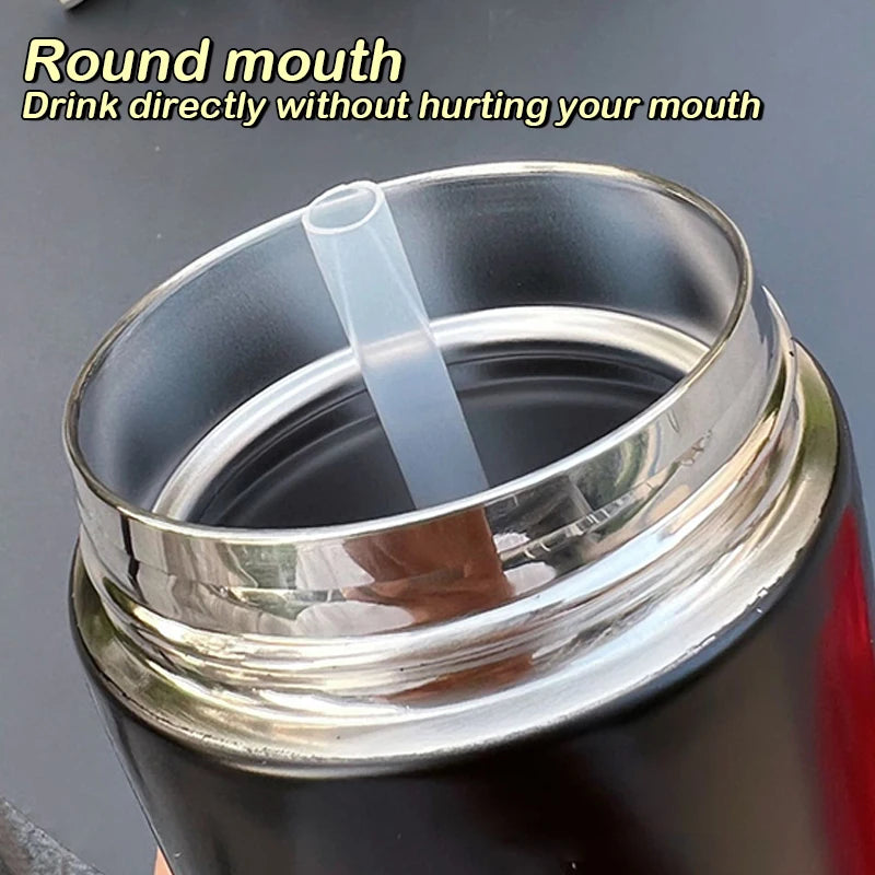 550ML Thermos Bottle Portable Tumbler Vacuum Flasks Stainless Steel Insulated Cup Outdoor Sports Water Bottle Travel Thermal Mug