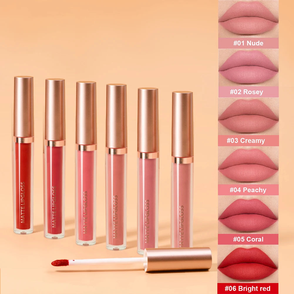 Matte lip gloss set
