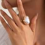 Geometric style ring